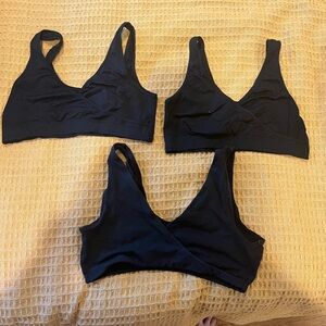 3 cross over front bralette
